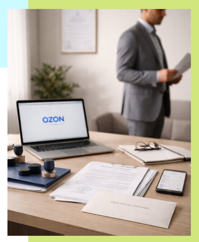 Отказное письмо для Ozon в Алексеевке от 3543 р. | Сертэкс